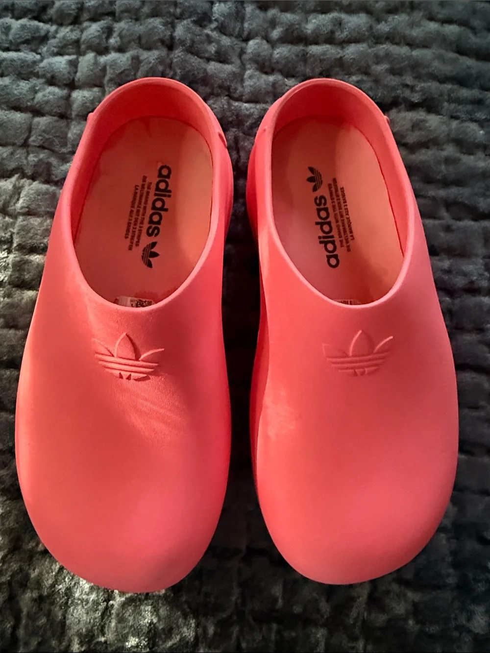 adidas Coral-Red Slip-On MulesAdidas Miles - Picture 1 of 4